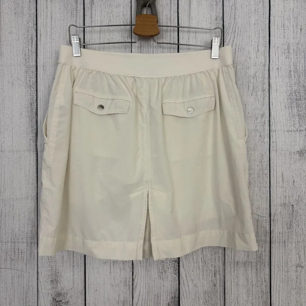 Athleta Women's Size 16 Cream Vienna Cargo Skort Tennis Golf Athleisure Active